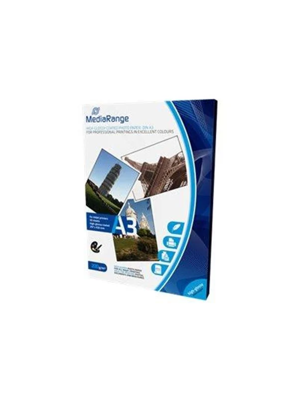 MediaRange - photo paper - high-glossy - 50 sheet(s) - A3 - 200 g/m²