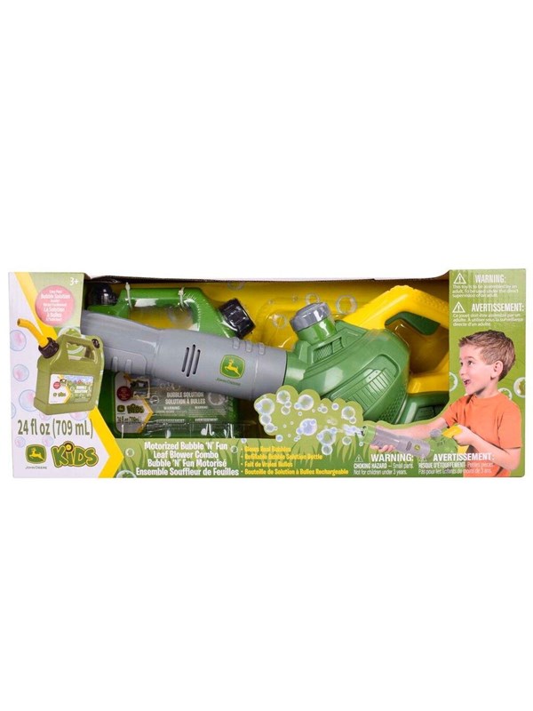 John Deere Bubble Leaf Blower &amp; Refill Can