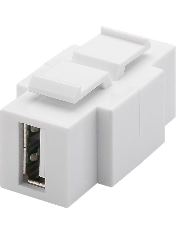 Pro KeyStone USB module can be installed on both side