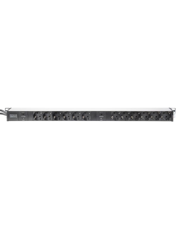 DIGITUS 12-Port - 0U Aluminum PDU