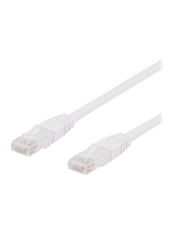 X-SHIELD patch cable - 3 m - white - Hvit - 3m