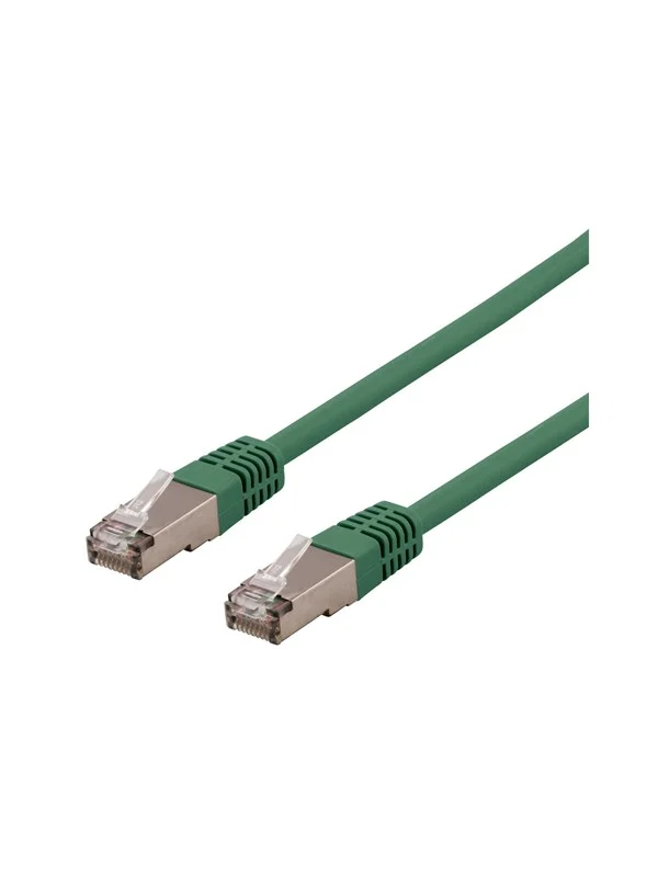 Deltaco SFTP-65GH - patch cable - 5 m - green - Grønn - 5m