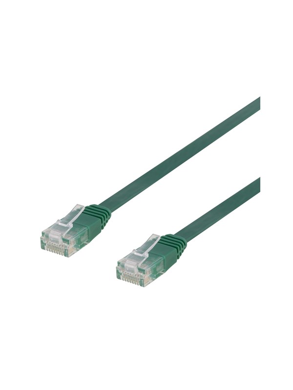 Deltaco patch cable - 50 cm - green - Grønn - 0.5m