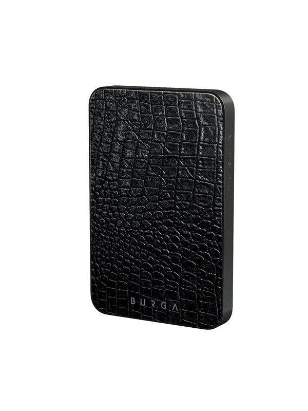 Burga Reaper's Touch - MagSafe Power Bank 5000 mAh Gunmetal Nødlader - Svart - 5000 mAh