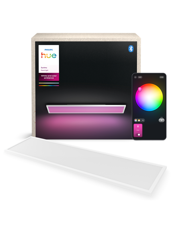 Philips Hue WCA Surimu Panel Rectangular 120 x 30 cm 60W