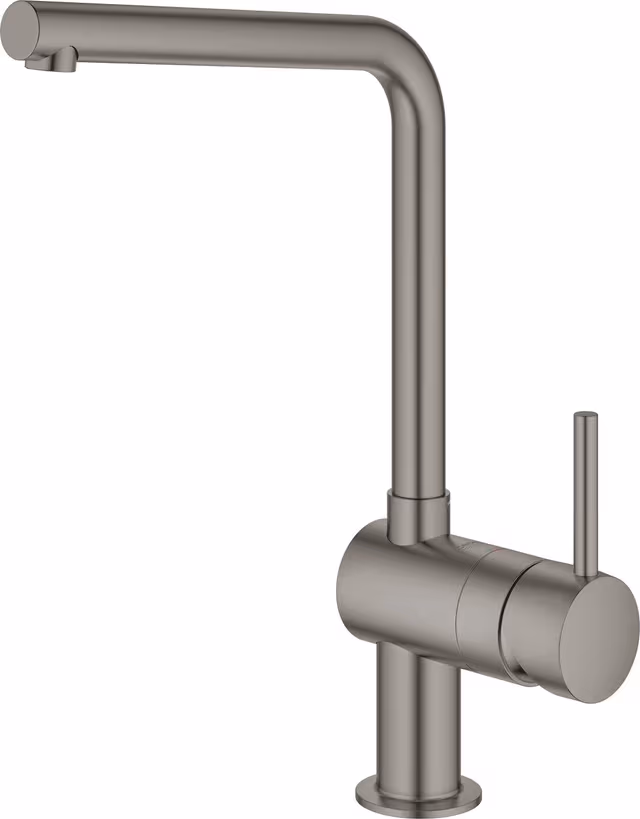 Grohe Minta blandebatteri med L-kran (hard graphite)