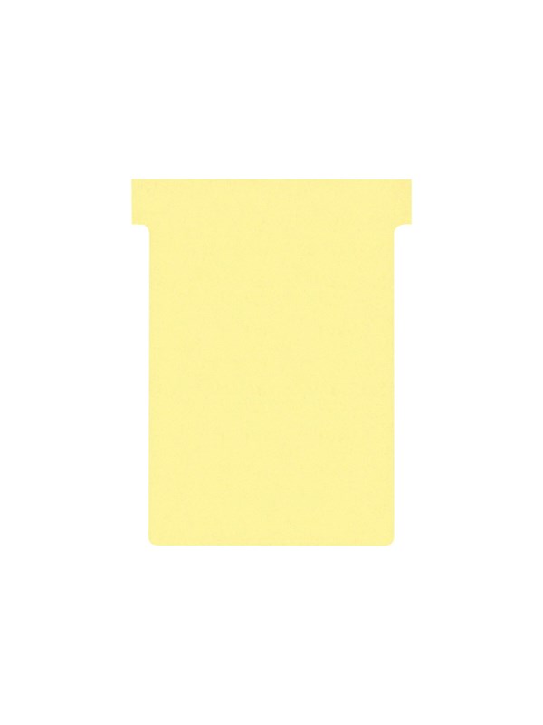 Nobo  T-Card-planleggingskort - størrelse 3 Gul