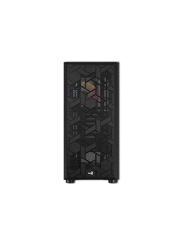 AeroCool Hive FRGB - Tempered Glass Edition - MDT - ATX - Kabinett - Miditower - Svart