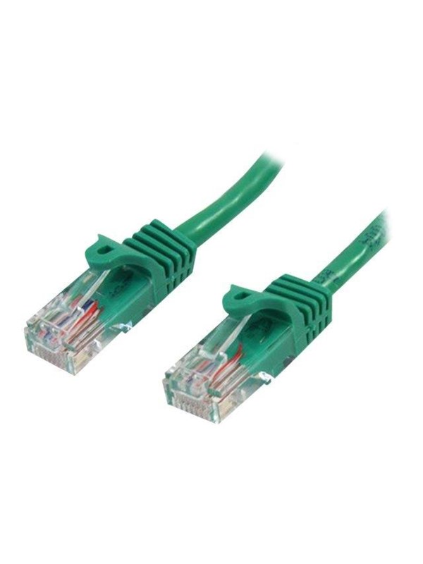 StarTech.com 5m Green Cat5e / Cat 5 Snagless Ethernet Patch Cable 5 m - network cable - 5 m - green - Grønn - 5m