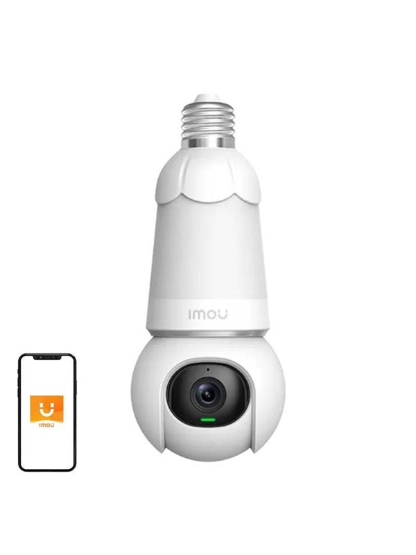 IMOU 2-in-1 Bulb and 360° Outdoor Camera WiFi  Bulb Cam 5MP