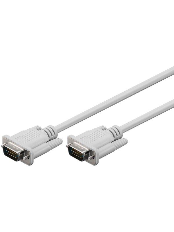 Pro VGA (15pin) - Skjermkabel - 3m - Hvit