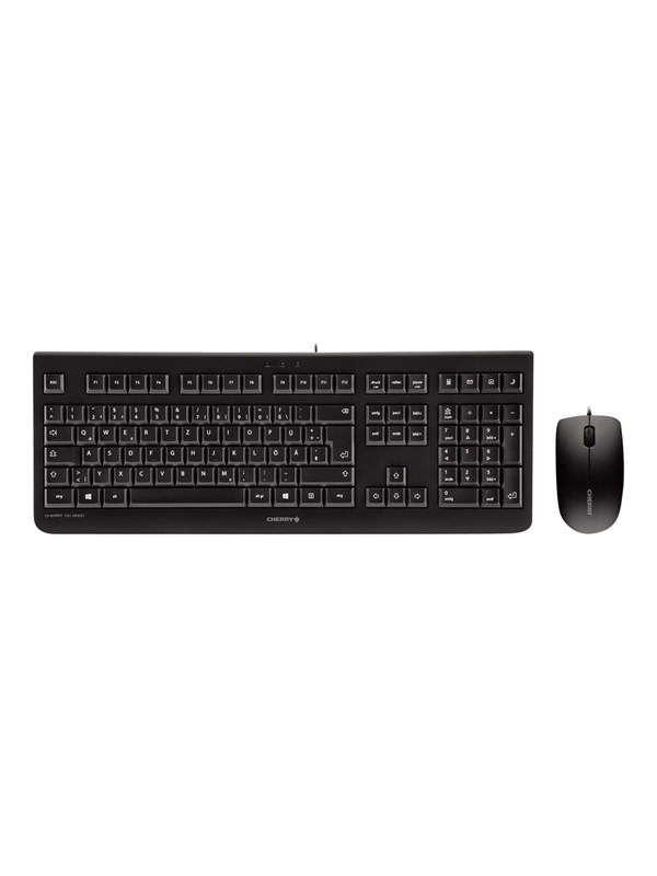 Cherry DC 2000 - Tastatur & Mussett - Engelsk (USA) - Svart