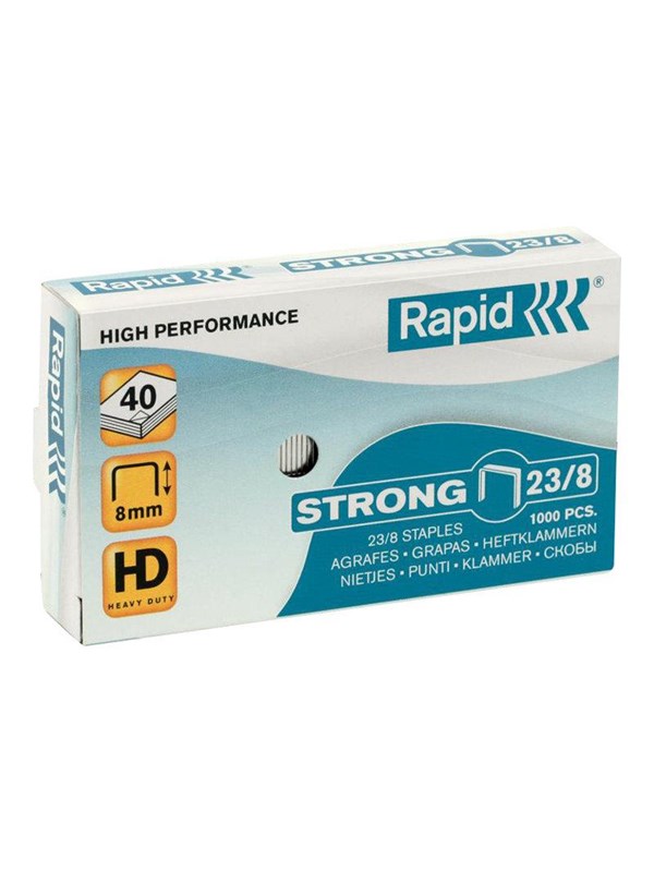 Rapid Strong - staples - 23/8 - 8 mm - pack of 1000