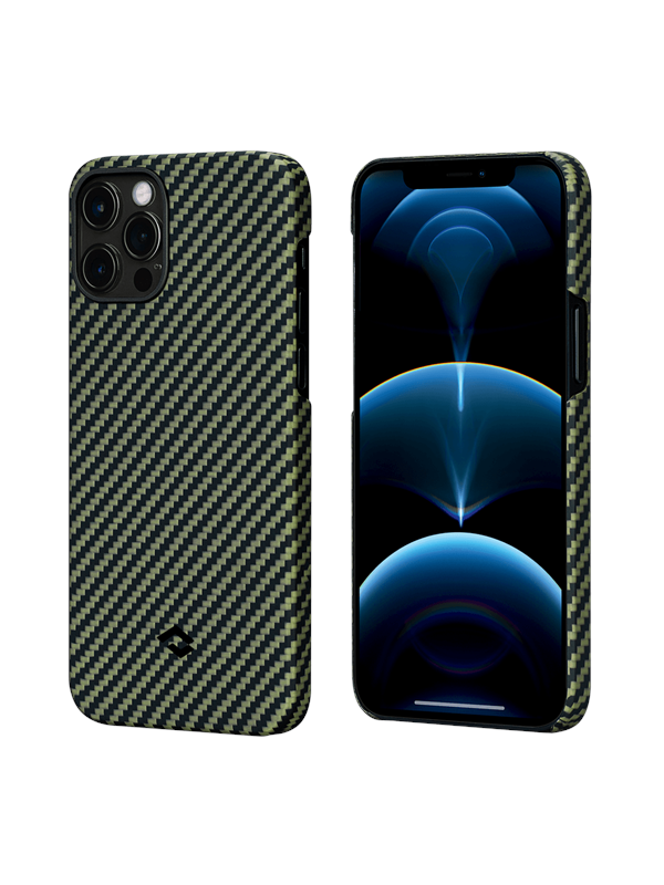 PITAKA Apple iPhone 12 Pro MagEZ Case - Black/Yellow Twill