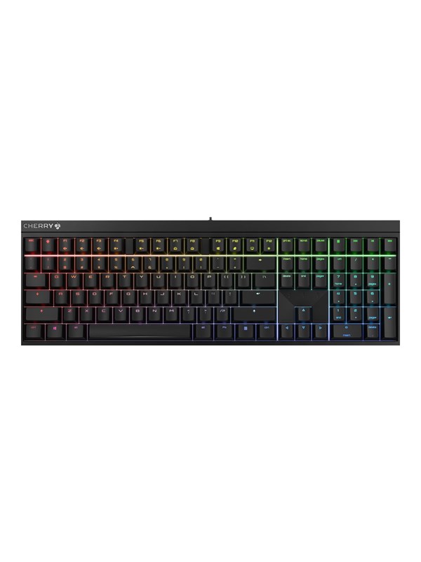 Cherry MX 2.0S - Gamingtastatur - Tysk - Svart