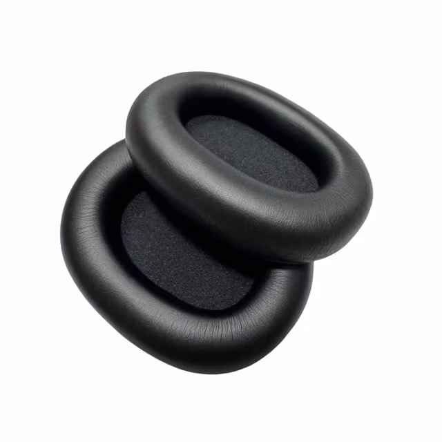 Erstatningsøreputer kompatible med Sony WH-1000XM6 - Protein Leather, Svart (2-pakning)