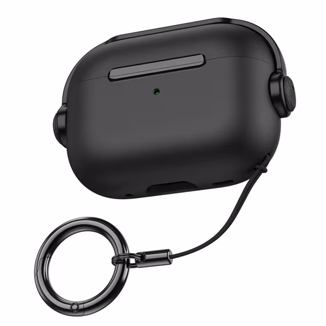TPU-deksel til AirPods 1. og 2. generasjon Sort