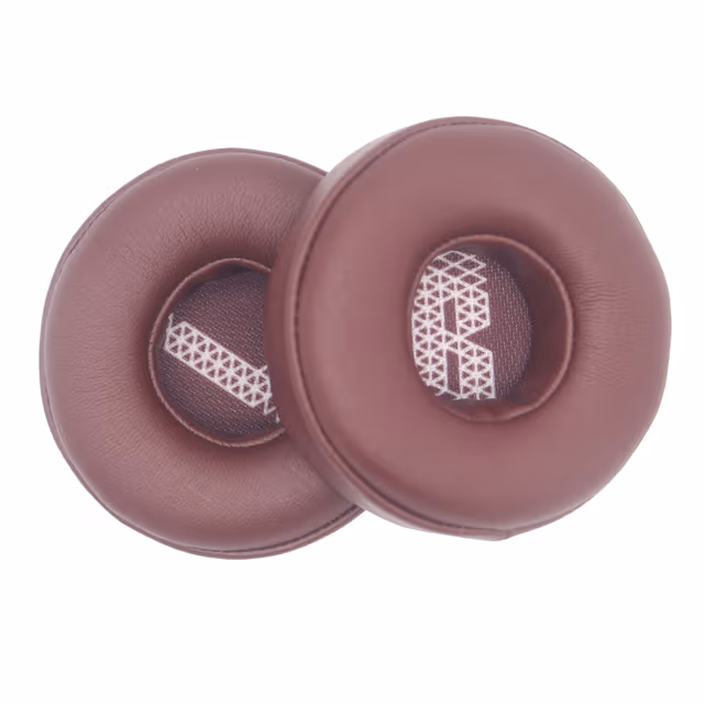 Erstatningsøreputer kompatible med JBL LIVE400BT & 460NC hodetelefoner - Protein Leather Cushions (2-pakning) Rød