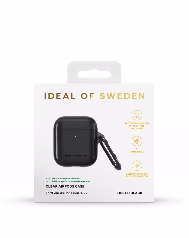 Clear AirPods Case Gen1/2 Tinted Black