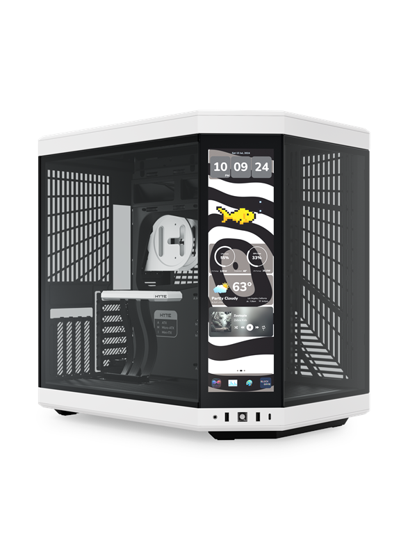 HYTE Y70 Touch Infinite - Panda - Kabinett - Miditower - Hvit