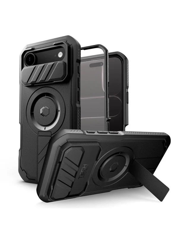 Tech-Protect Kevlar MagSafe Case for iPhone 17 Air - Black