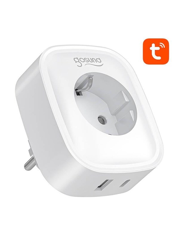 Gosund SP6 16A USB-C 20W Tuya smart WiFi/Bluetooth socket