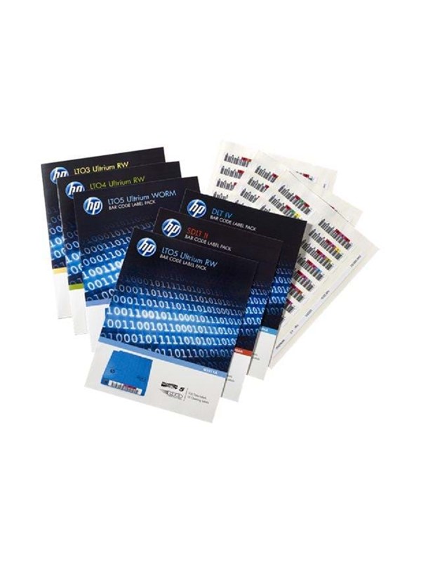 HP Ultrium 6 RW Bar Code Label Pack