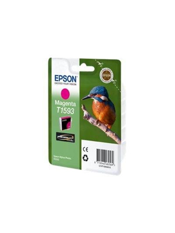 Epson T1593 Ink Cartridge - Magenta - Blekkpatron Rød