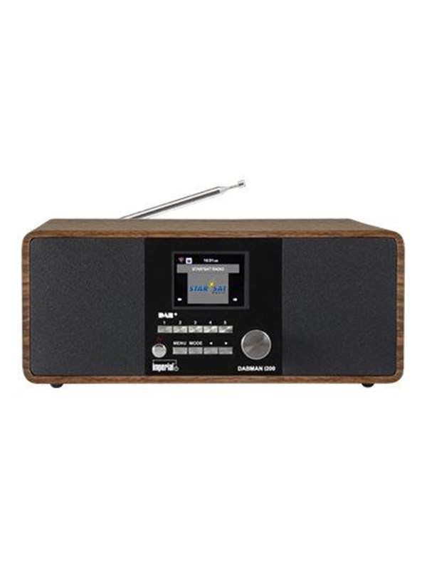 Imperial TELESTAR DABMAN i200 - DAB/DAB+/FM - Stereo - Brun