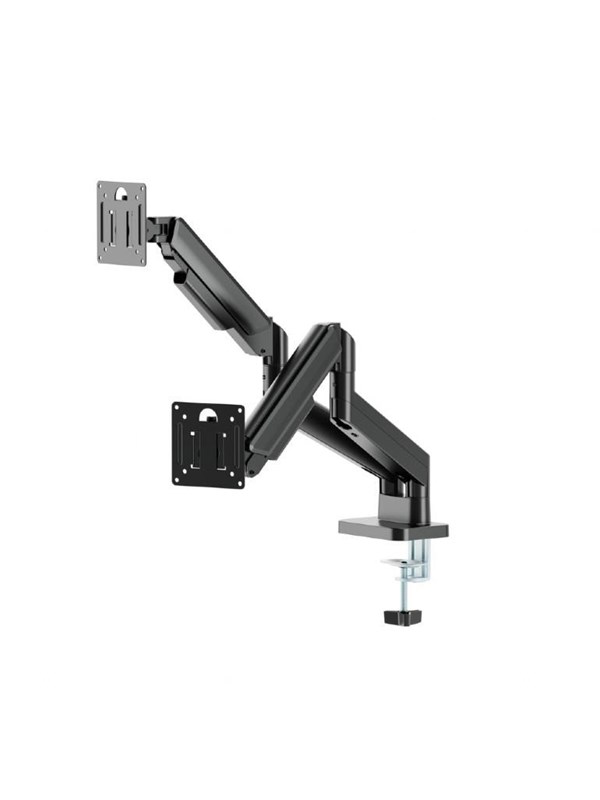 Gembird Desk mounted adjustable double monitor arm 17"-32"