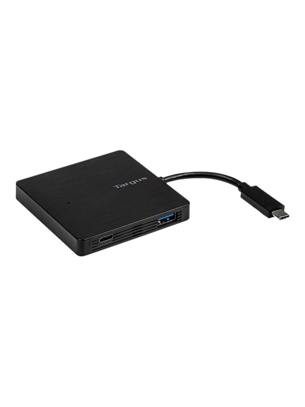 Targus USB-C Hub to 3 x USB-A &amp; 1x USB-C - hub - 4 ports USB-hub - USB 3.2 - 3 porter - Svart