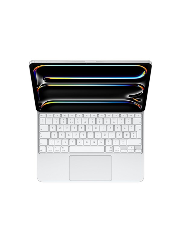 Apple Magic Keyboard for iPad Pro 13" M5 | M4 - Norwegian - White - Tastatur &amp; Foliosett - Norsk - Hvit