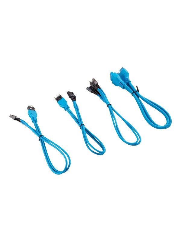 Corsair Premium Sleeved I/O Cable Extension Kit - Blue