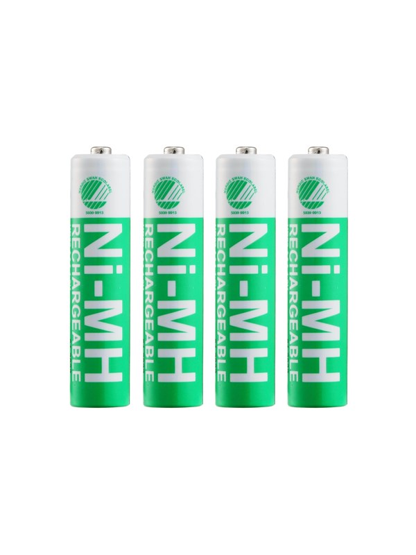Deltaco battery - Nordic Swan ecolabelled - 4 x AAA / HR03 - NiMH