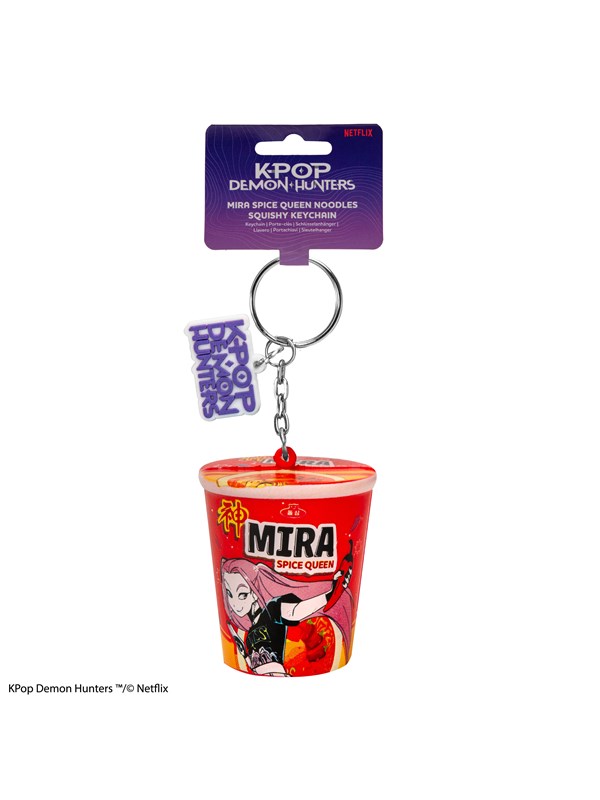 Cinereplicas - K-pop Mira Spice Queen Noodles Squishy Keychain - Nøkkelring