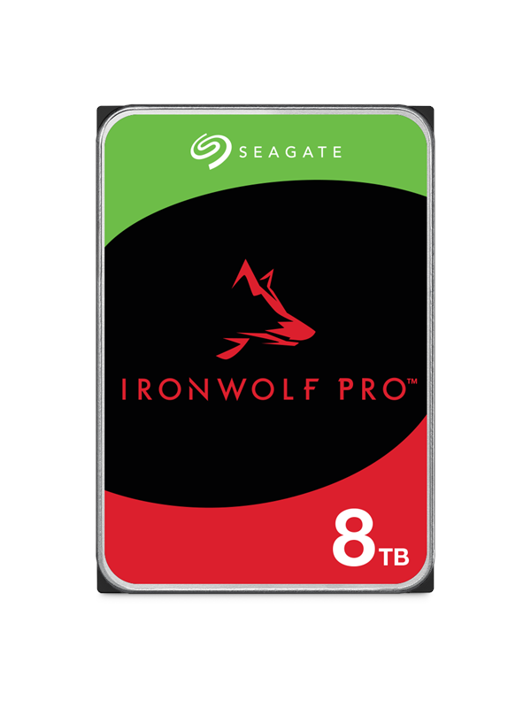 Seagate IronWolf Pro - 8TB - Harddisk - ST8000NT001 - SATA-600 - 3.5"