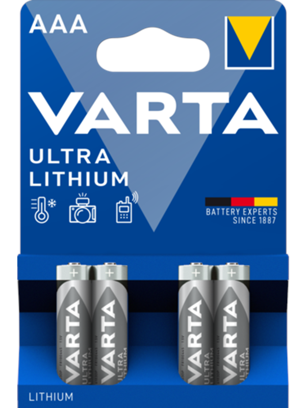 VARTA Varta Ultra litium - AAA - 4-pk