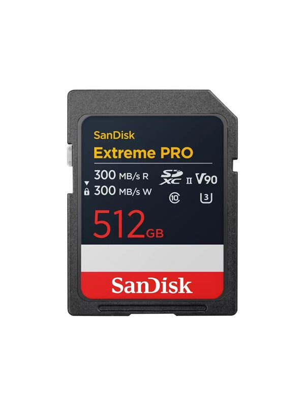 SANDISK Extreme PRO SD - 300MB/s - 512GB