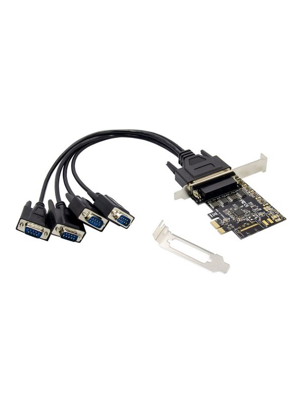 Conceptronic - serial adapter - PCIe 2.0 - RS-232 x 4
