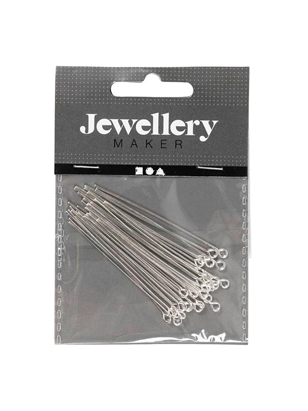 Creativ Company - Head Pins Silver Plated 50 mm 30 pcs.