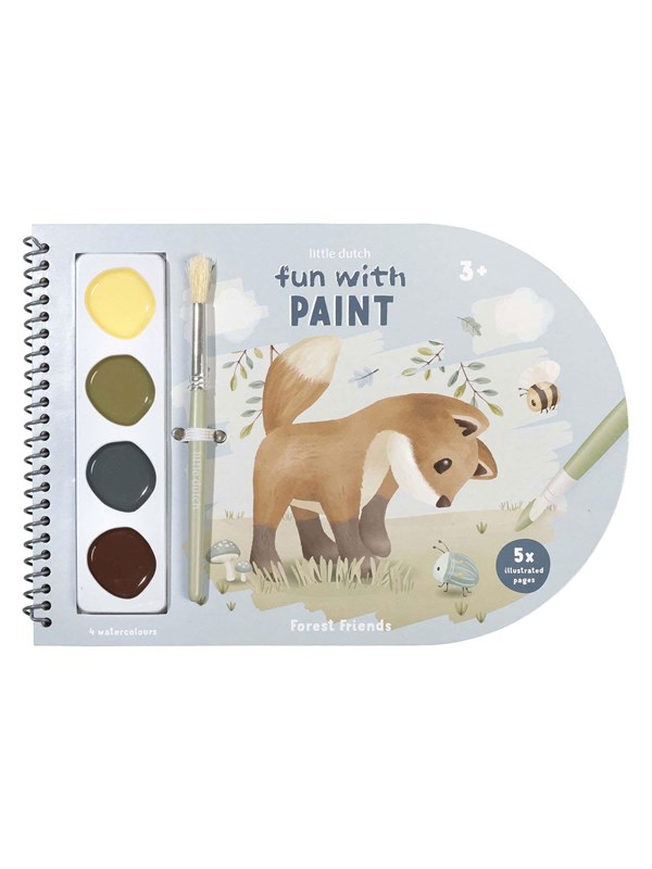 Little Dutch Painting Book Forest Friends