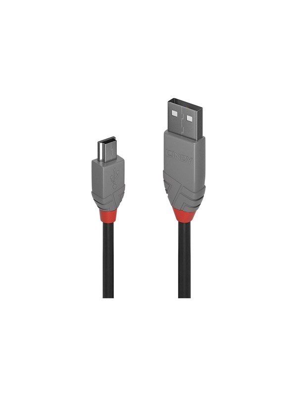 Lindy Anthra Line - USB cable - USB to mini-USB Type B - 1 m