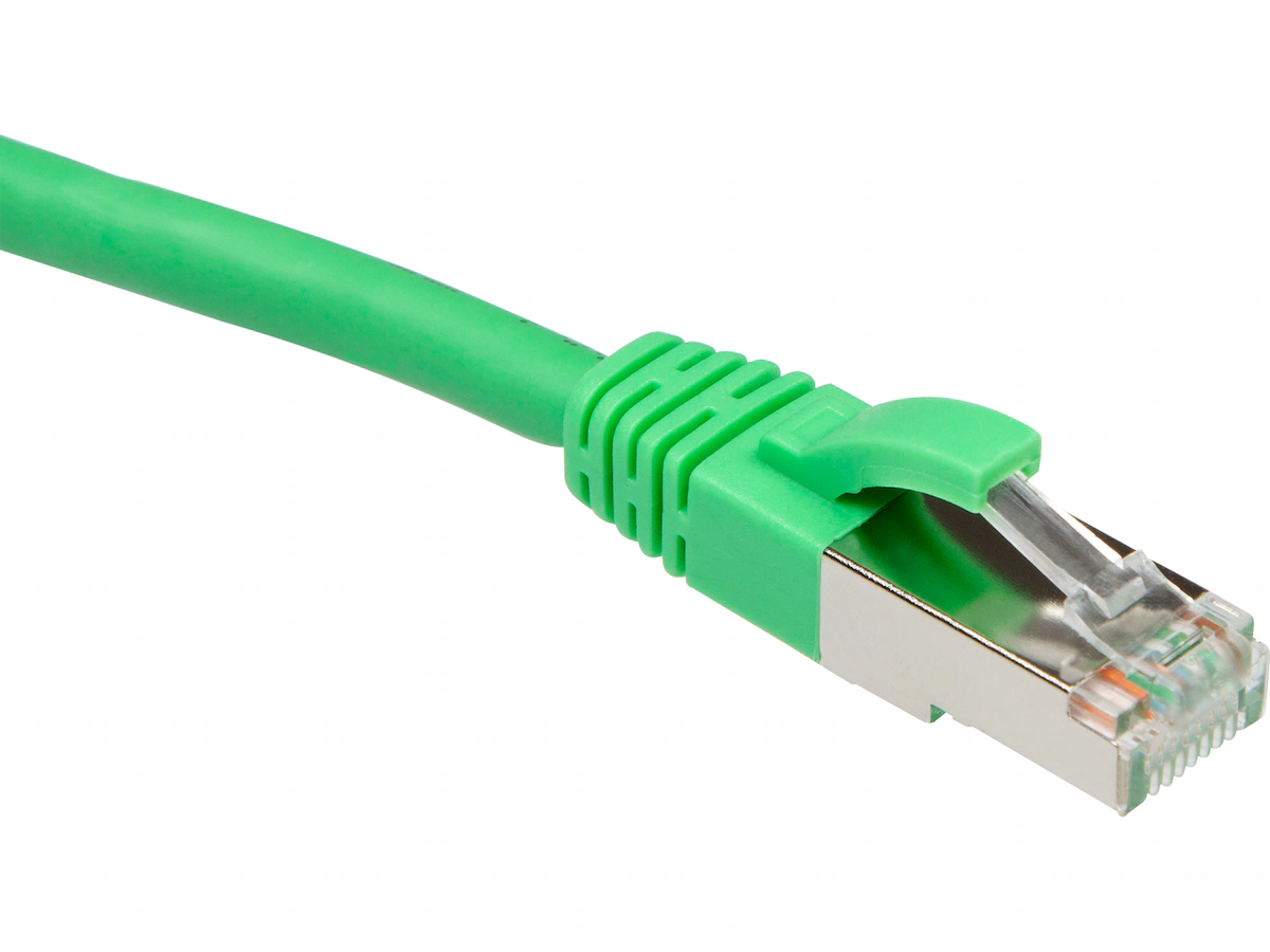 Nettverkskabel Cat6a grønn 3m