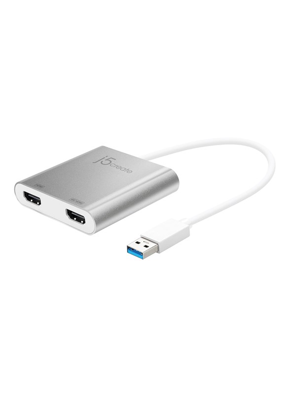 j5create USB 3.0 Type-A to Dual HDMI - 20cm