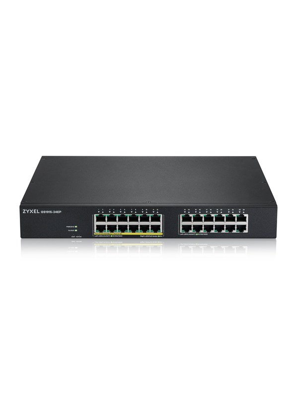 ZyXEL GS1915-24EP 24-port GbE Smart Managed Switch (12-Port GbE POE 130W)
