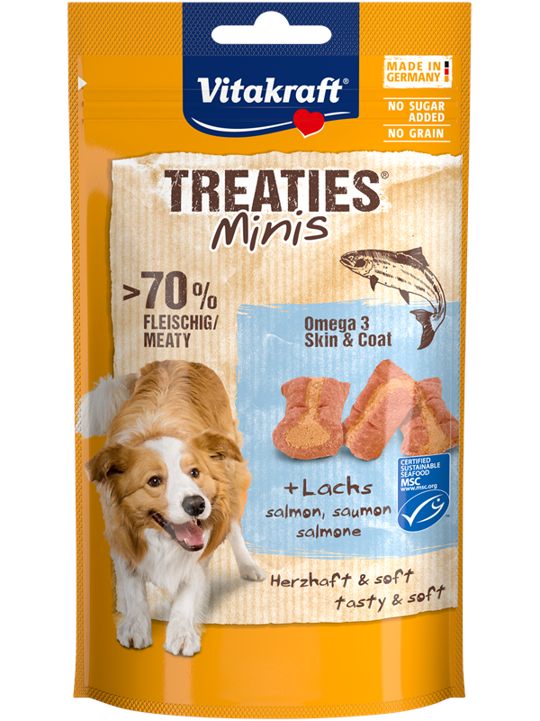 Vitakraft Treaties Minis Laks &amp; Omega 3 48g