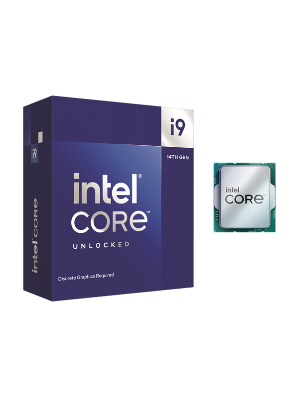Intel Core i9-14900KF Raptor Lake-S Prosessor/CPU - 24 kjerner - 3.2 GHz - Intel LGA1700 - Intel Boxed (uten kjøler)