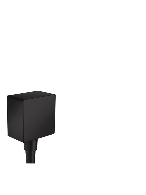 Hansgrohe wall outlet square matt black