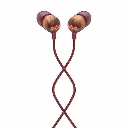 Marley Earbuds Smile Jamaica Innebygd mikrofon, Kablet, In-Ear, Rød