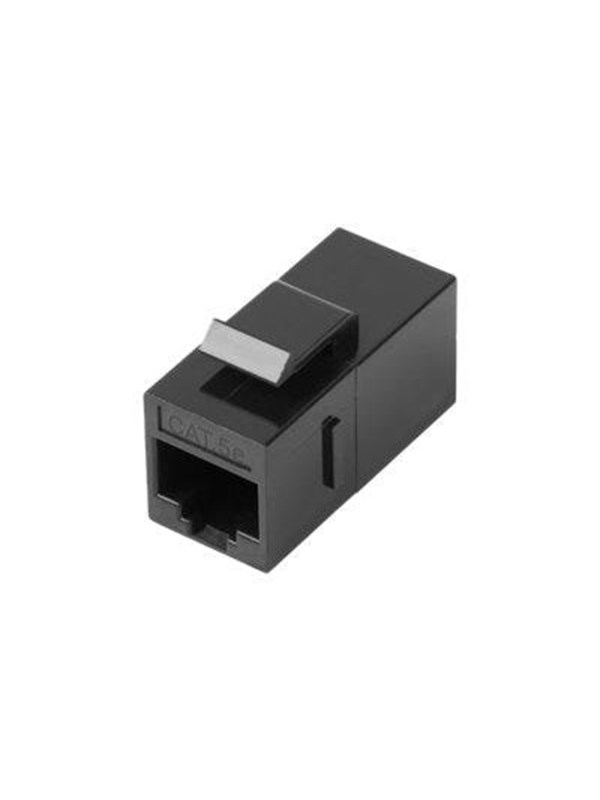 Lanberg keystone coupler - black - Svart